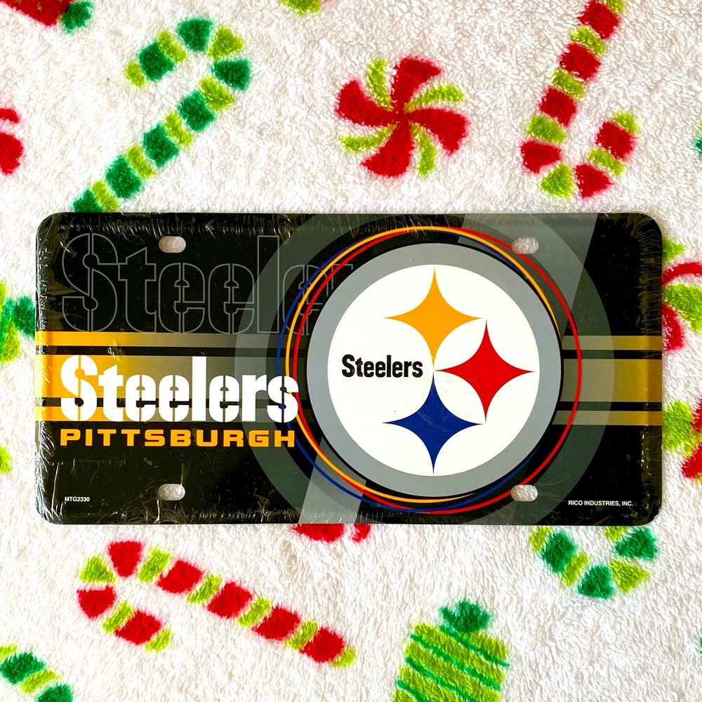 Rico Industries NFL Fan Shop Metal License Plate Tag